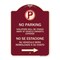 Signmission Violators Will Be Towed Away at Vehicle Owners Expense No Se Estacione Su Vehiculo, BU-1824-22736 A-DES-BU-1824-22736 - alternate 1